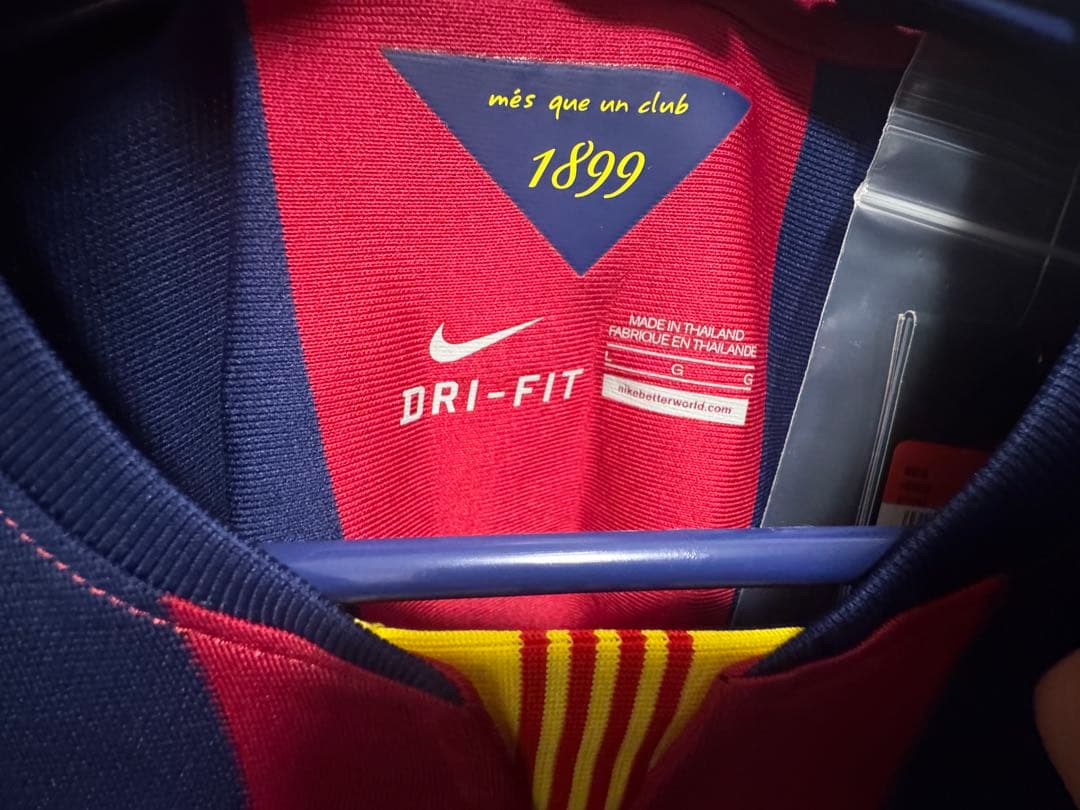 正規品/新品タグ付き メッシ　バルセロナ　14/15 ホーム　ユニフォーム