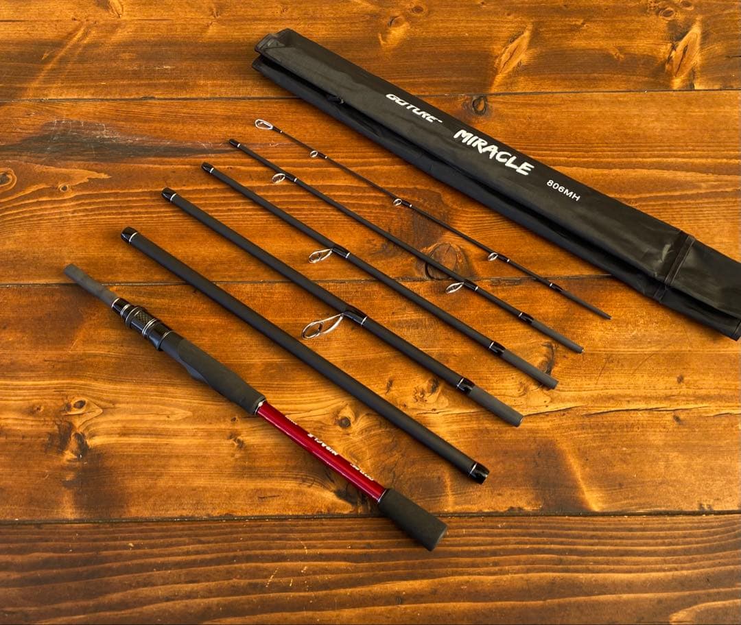エギングロッド　8ft パックロッド　2.4m 806MH 6P パックロッド