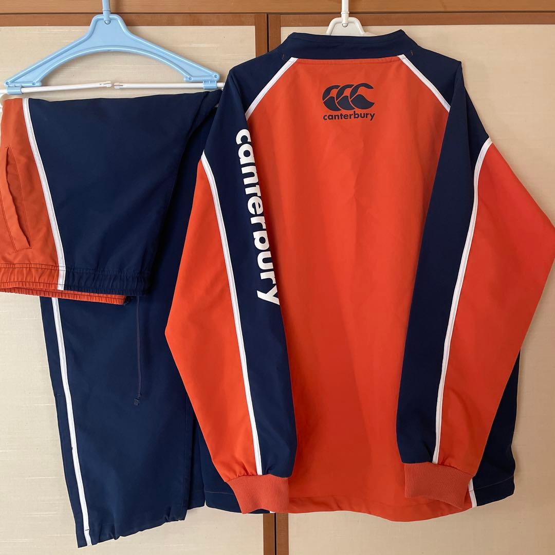 canterbury カンタベリー　長袖 ピステ プルオーバー セットアップ