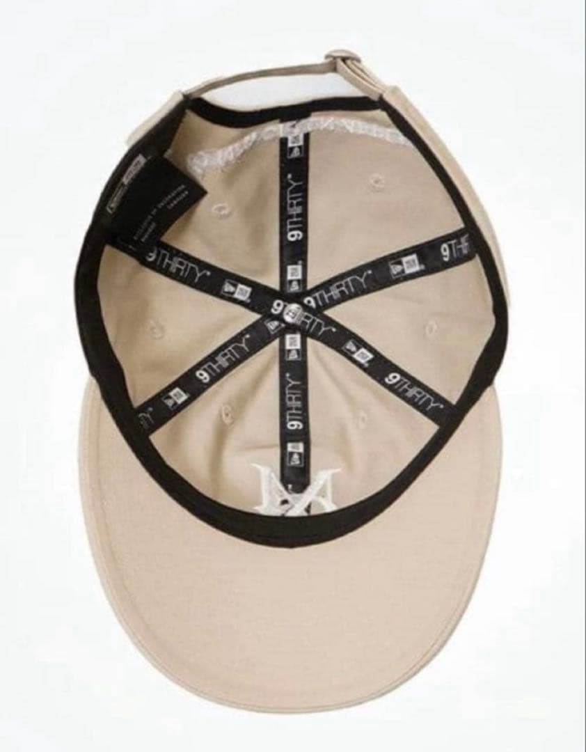 Mrs. GREEN APPLE ベージュ キャップ ニューエラ ピンズ付き