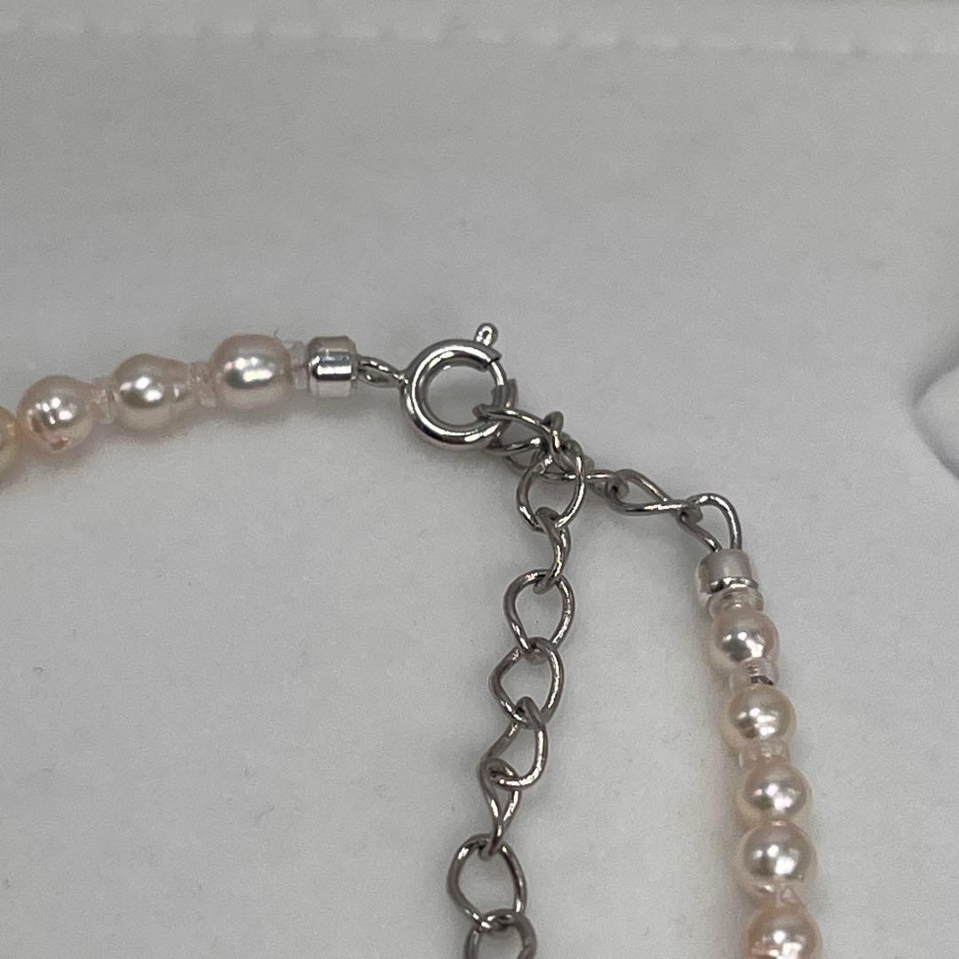 本真珠　ブレスレット　あこや真珠　バロック　3.5mm〜
