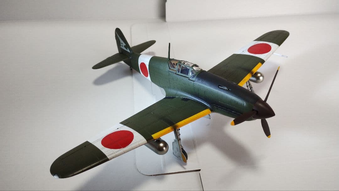 プラモデル完成機　1/48　川崎三式一型戦闘機　飛燕