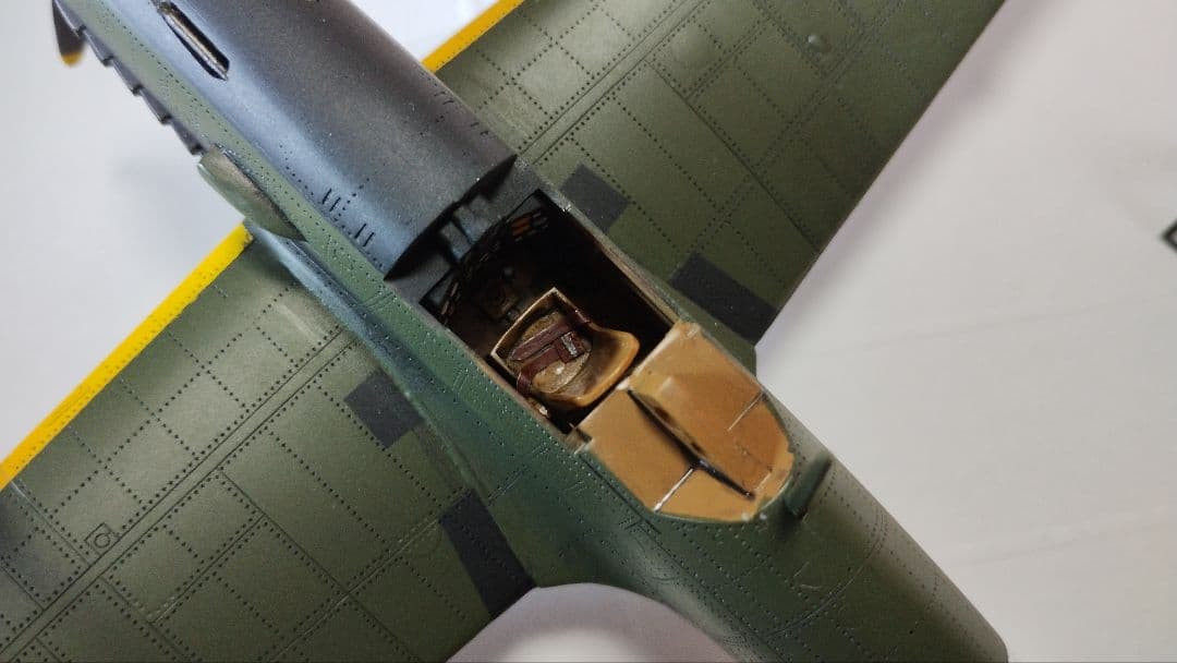 プラモデル完成機　1/48　川崎三式一型戦闘機　飛燕