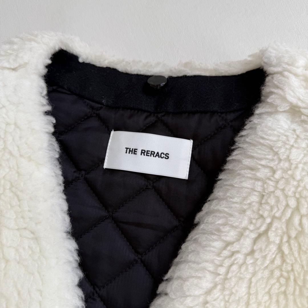 【ザ・リラクス】アローズ別注　ボアライナー　23FW ホワイト　ジップアップ