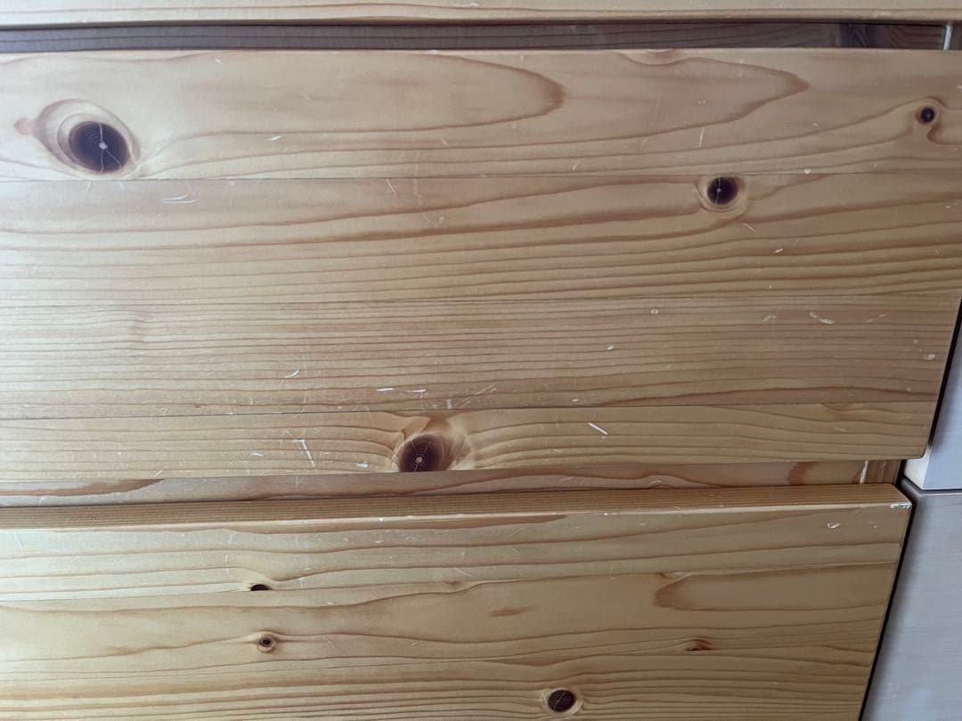 【　はるハル】無印良品 パイン材　チェスト4段 タンス