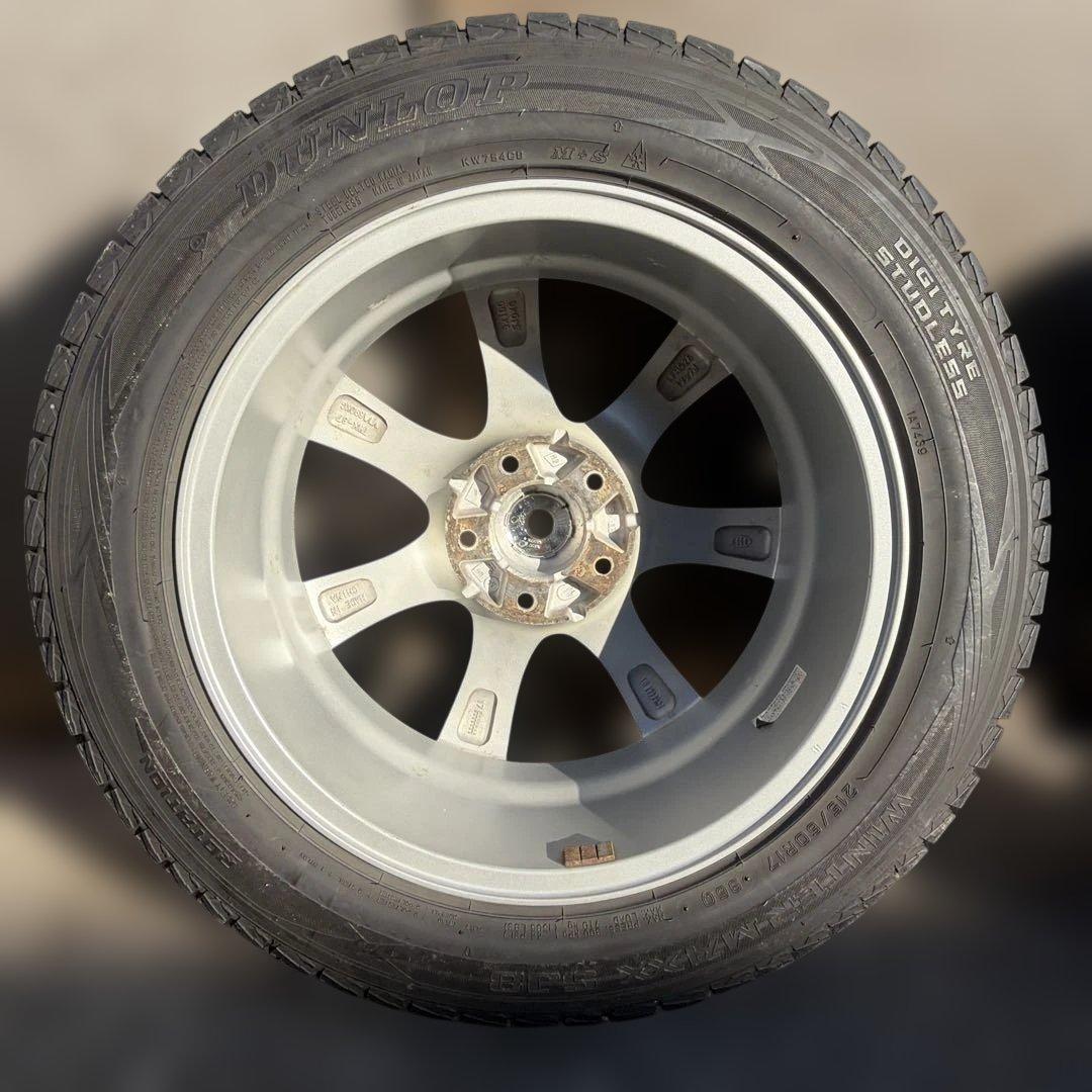 3927 215/60R17 ダンロップ スタッドレス タイヤ ホイール