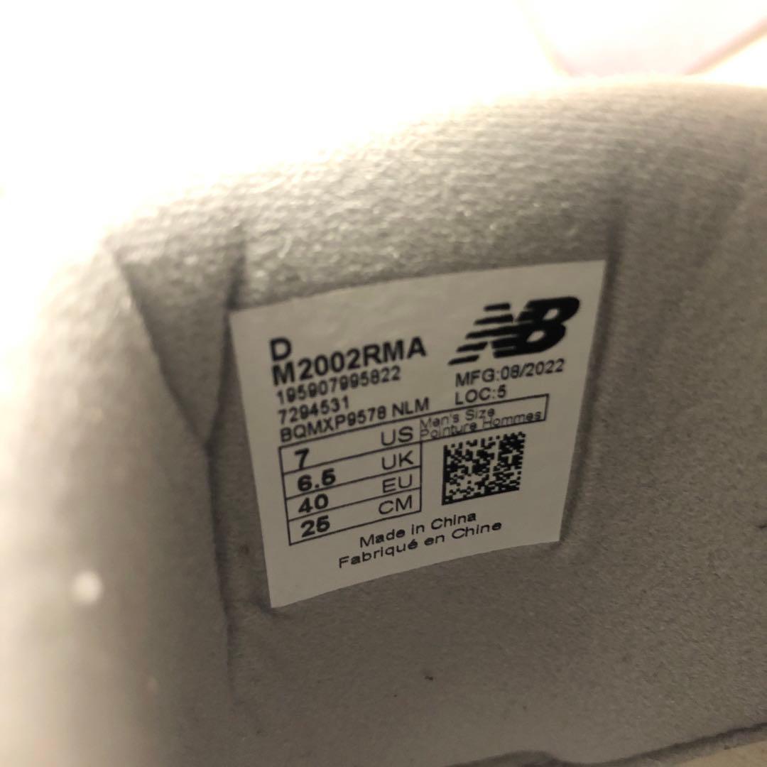 ニューバランス　M2002RMAスリッポンスニーカー　クロッグ　ミュール25cm