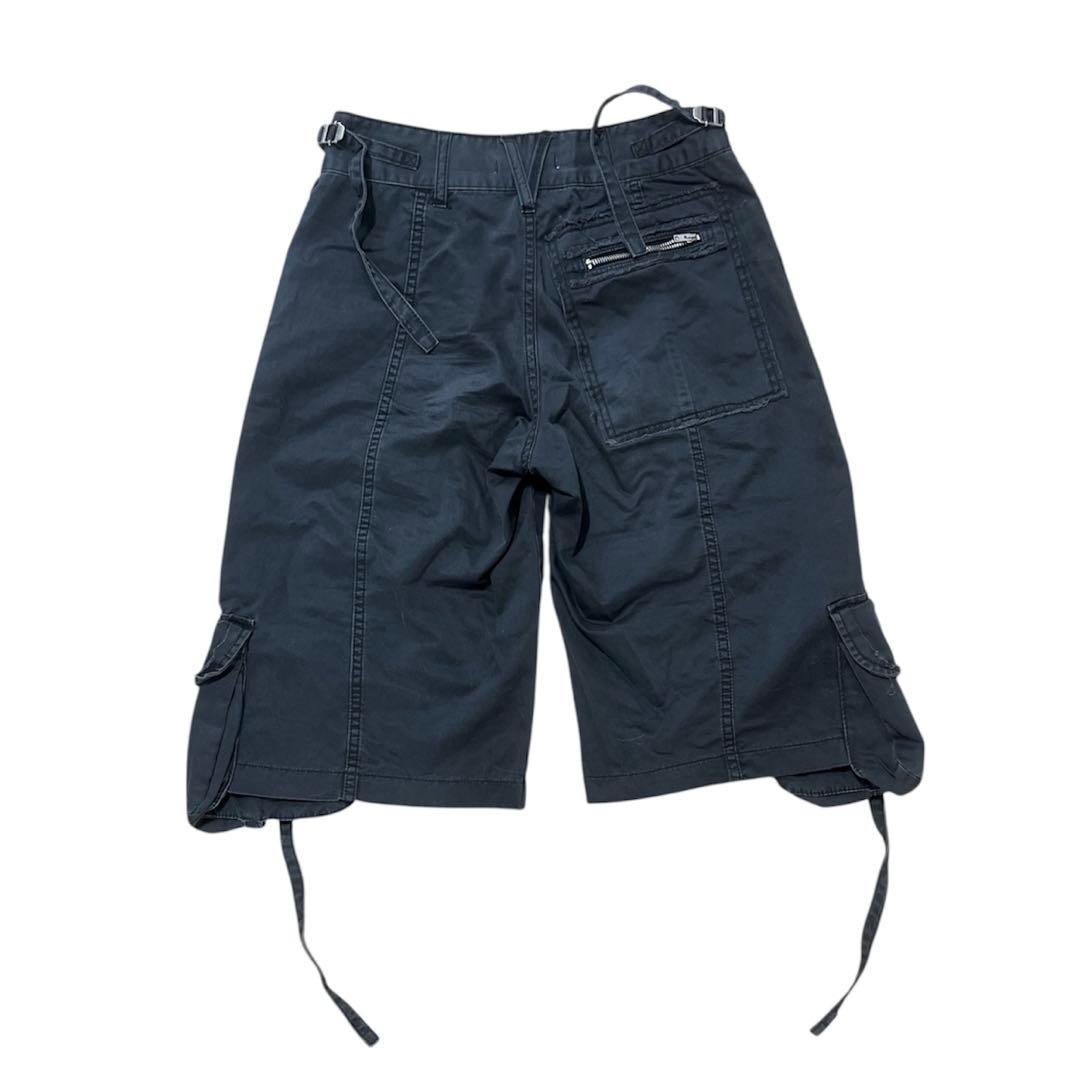 acne studios カーゴ　ダメージ加工　ハーフパンツ