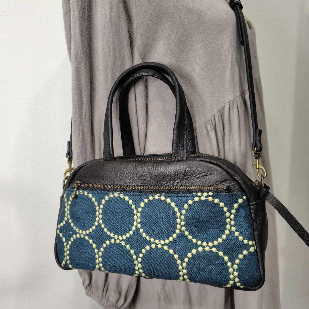 マ*♡様 ミナペルホネン/tambourineタンバリングリーン×クリーム/ラウ