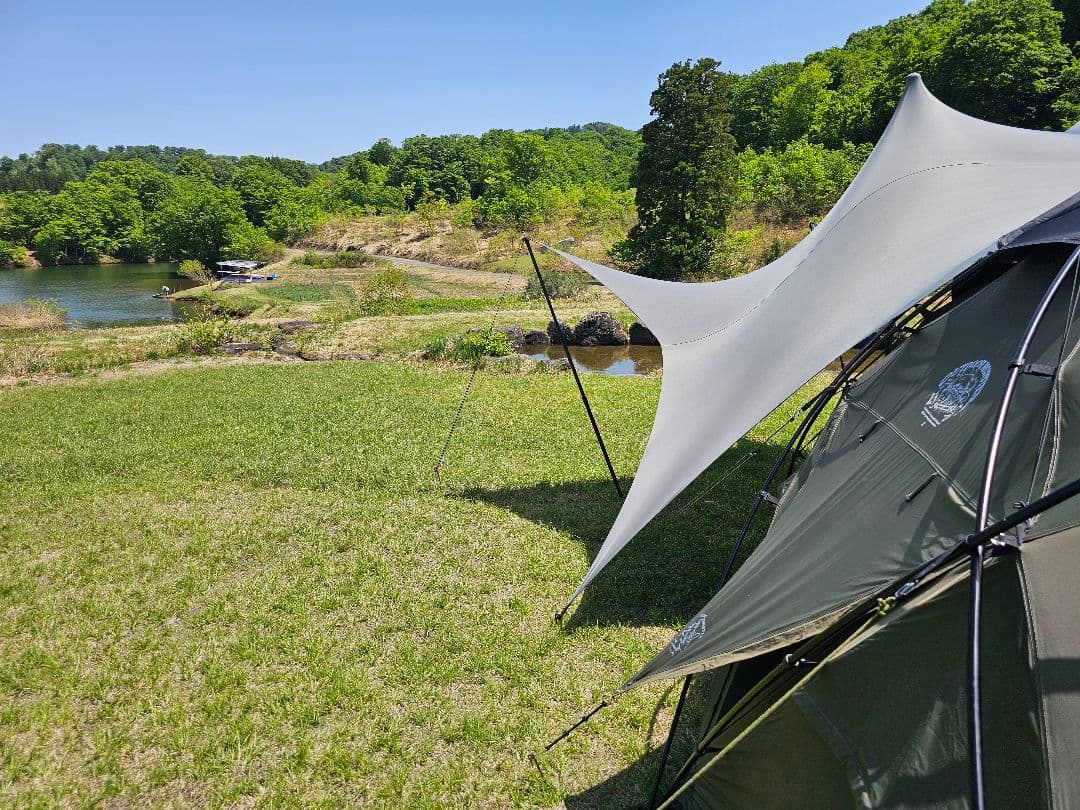 ARBI products　#フレキシブルタープ　グレー　ストレッチ　タープ