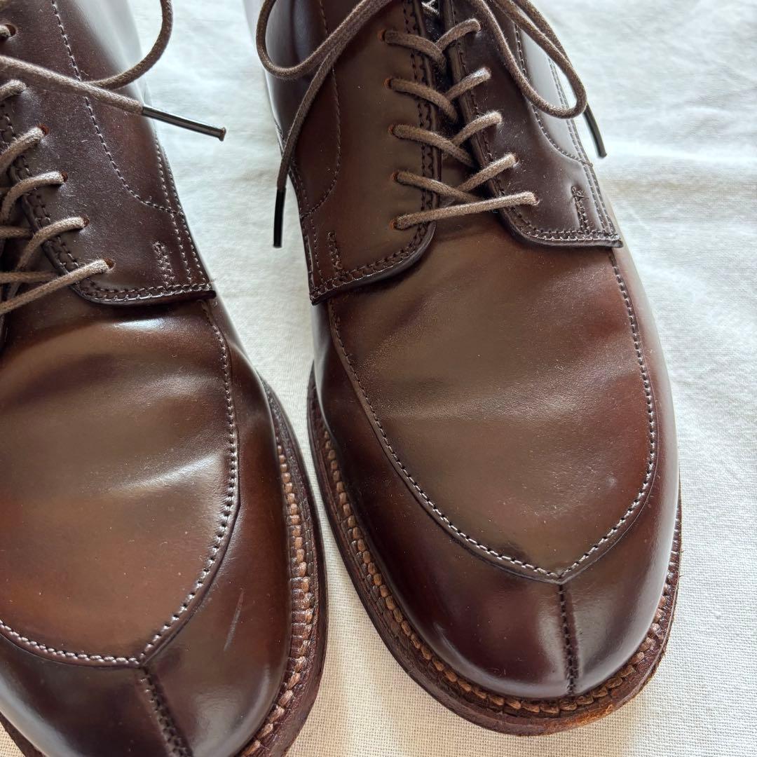 ま*ー様 希少 ALDEN オールデン 125周年記念 Vチップ　ダークブラウン