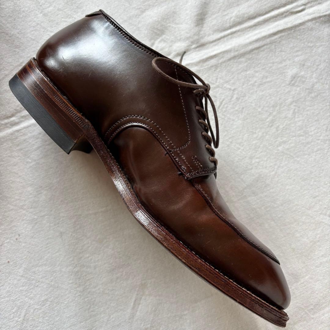 ま*ー様 希少 ALDEN オールデン 125周年記念 Vチップ　ダークブラウン