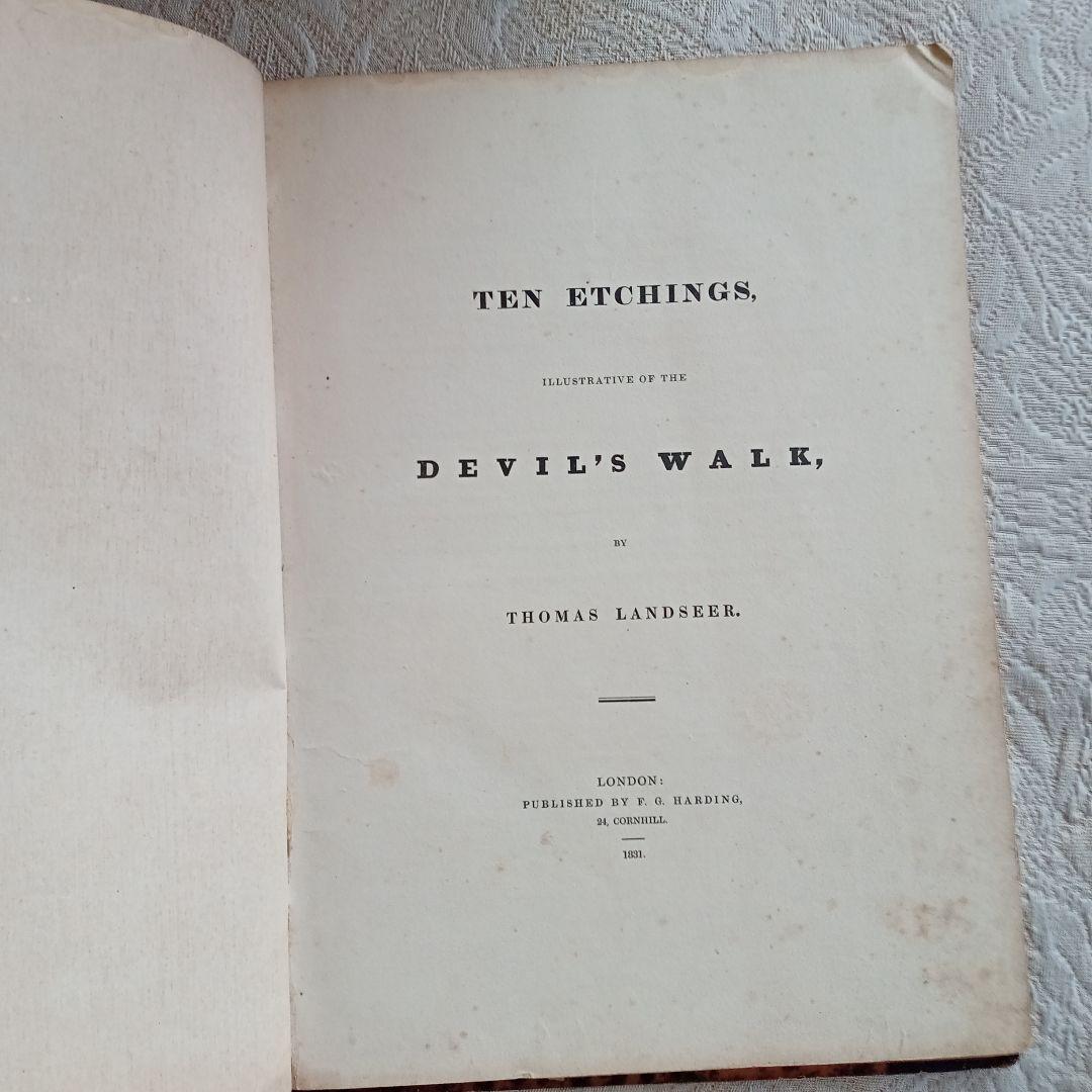 1831年　THE DEVIL'S WALK LANDSEER