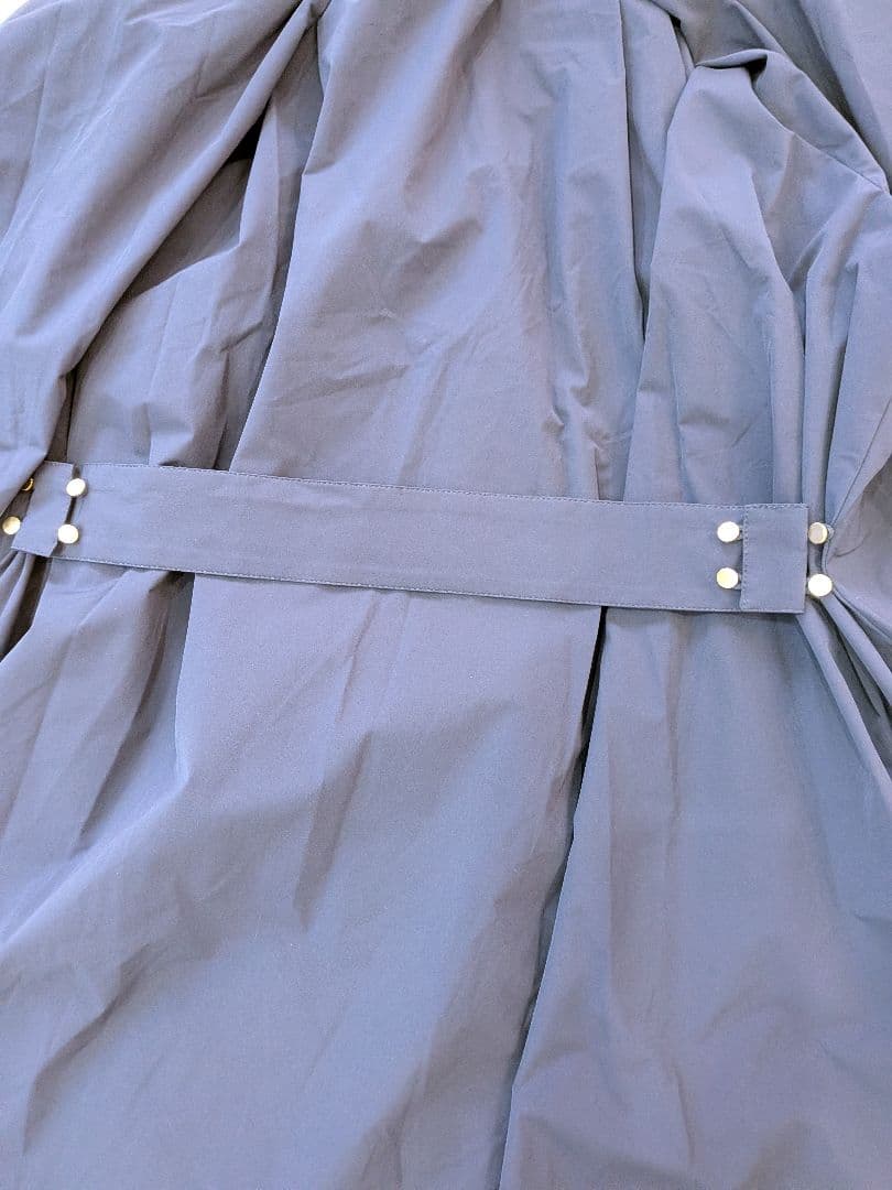 オアーノ　ネイビー 半袖 シャツワンピース Aライン レディース　薄手　RM