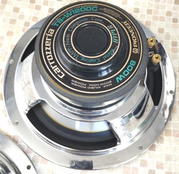 パイオニア カーオーディオ 30cmウーハー TS-W1200C ペア