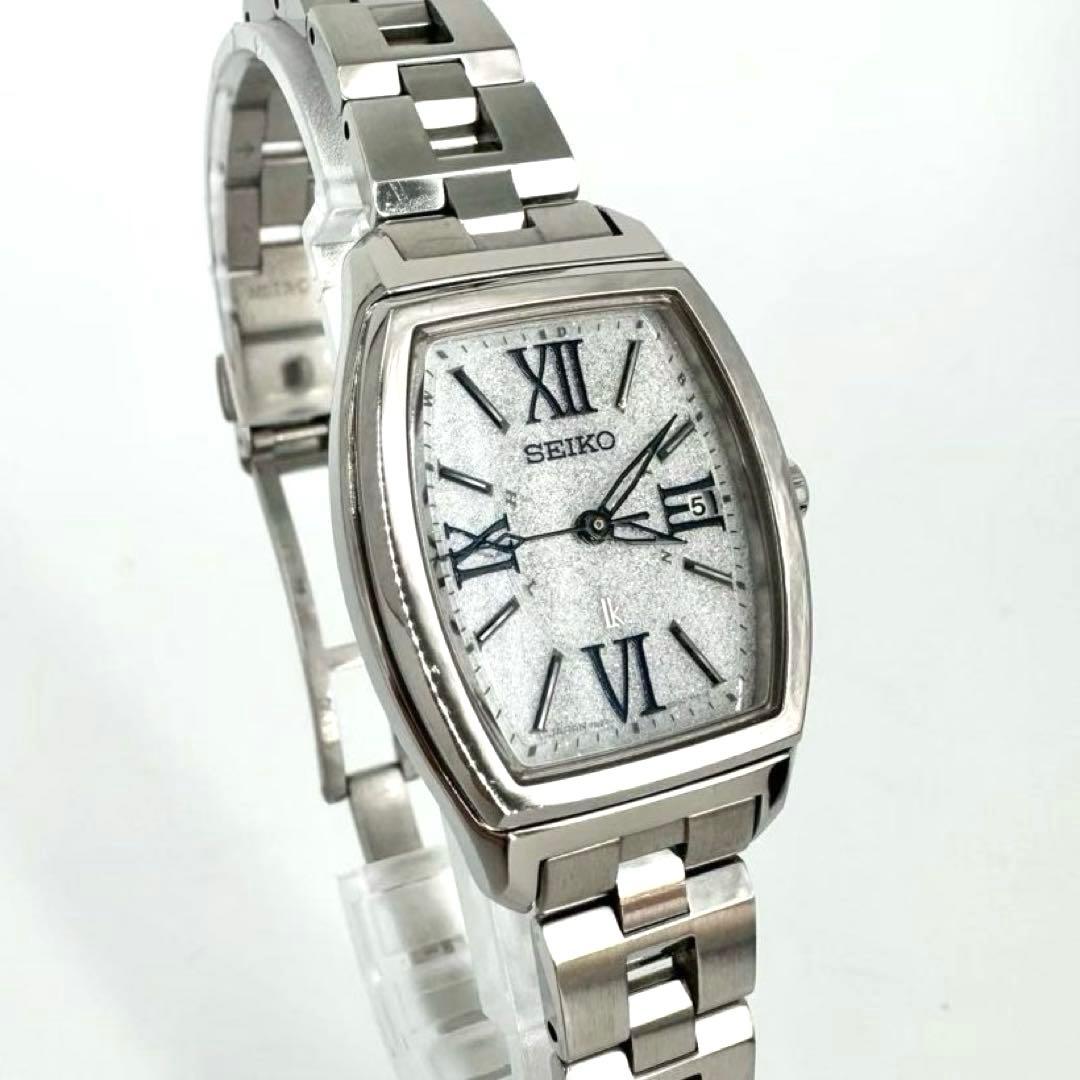 【稼働品】SEIKO Lk ルキア ラメ文字盤 レディースソーラー 腕時計