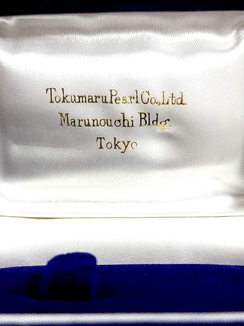 K18 Tokumaru Pearl 真珠付きネクタイピン 4.9g