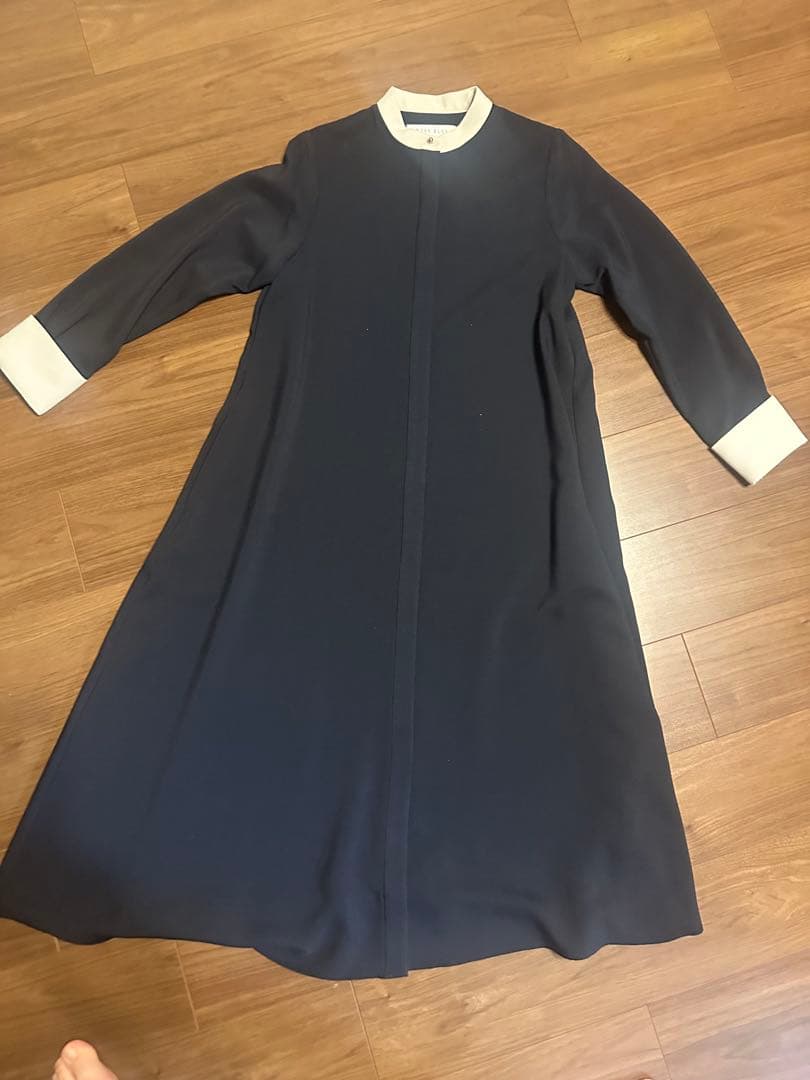 SHIPS any:ダブルクロス Aライン シャツワンピース