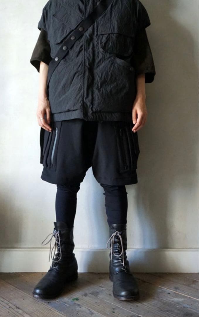 devoa 難あり ハーフパンツ ブラック