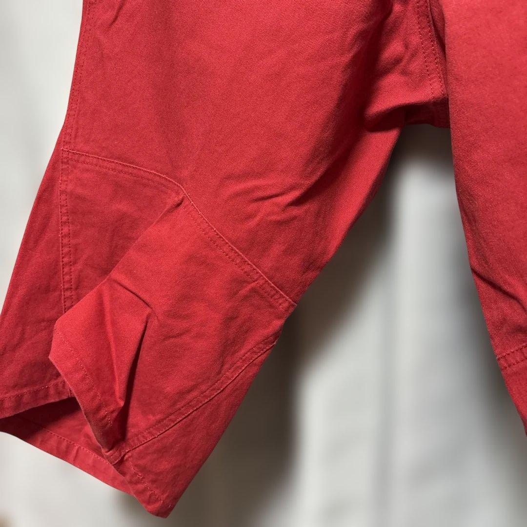 ネメス コムデギャルソン 赤 サルエル ワークパンツ ペインター デザイン