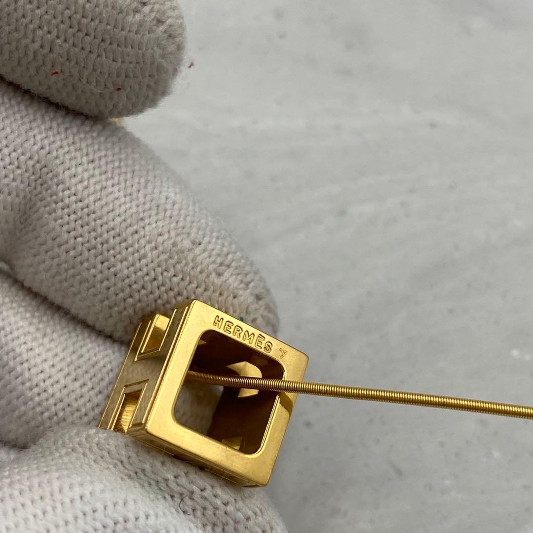 ！美品！　エルメス　キューブH ゴールド　付属品完備　165