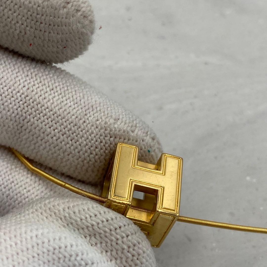 ！美品！　エルメス　キューブH ゴールド　付属品完備　165