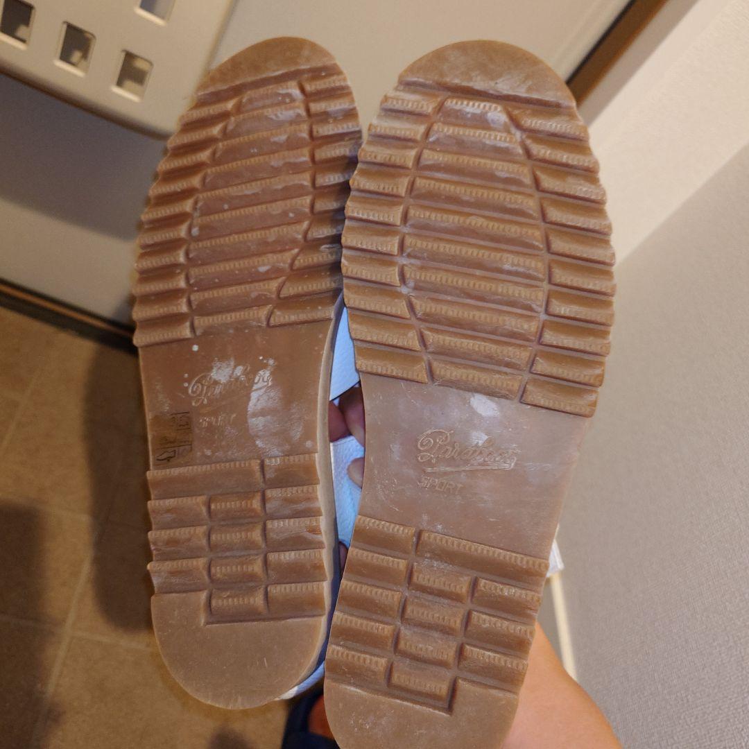 Paraboot　グルカサンダル　シューキーパー付き　ホワイト