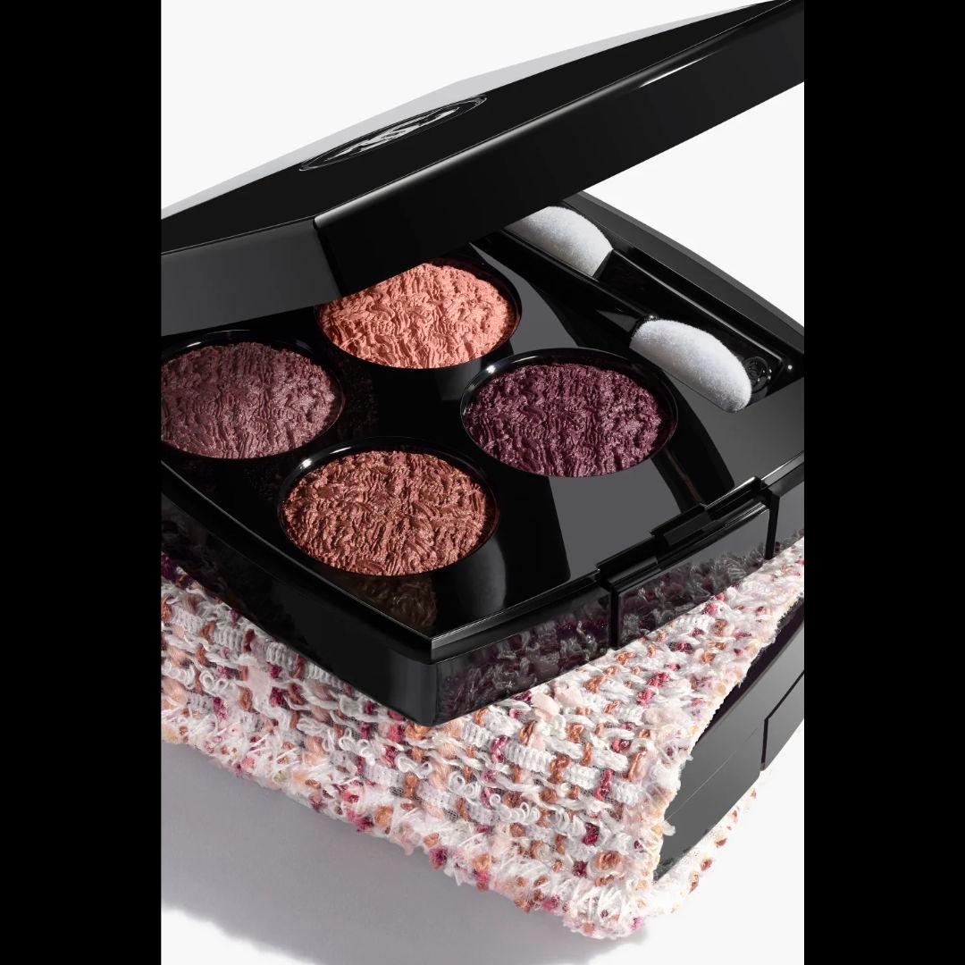 【新品】CHANEL　レ キャトル オンブル ツイード02 ツイード プールプル