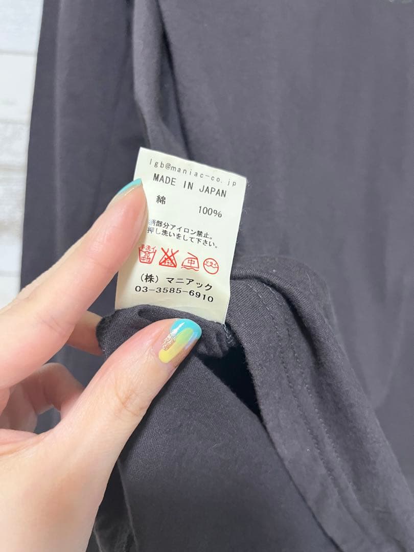 【蔽】LGB ラインストーンスカルプリント Tシャツ size0