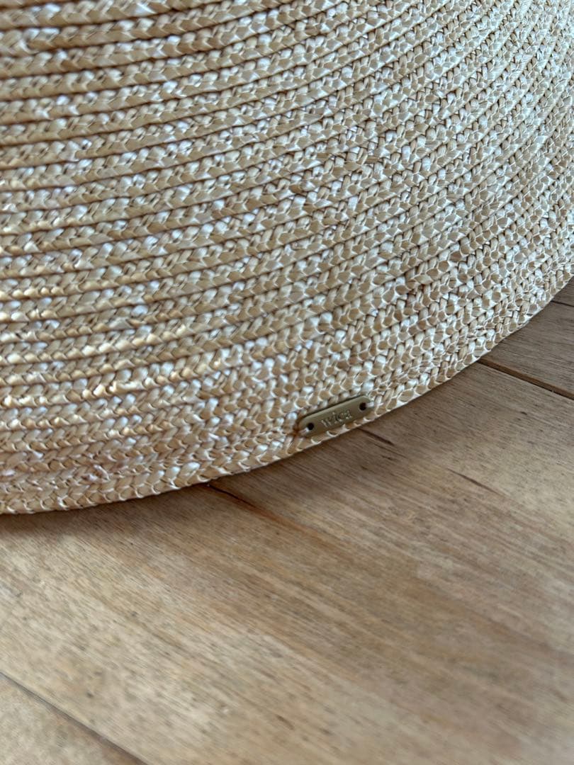 wicagroceryストローハット　美品