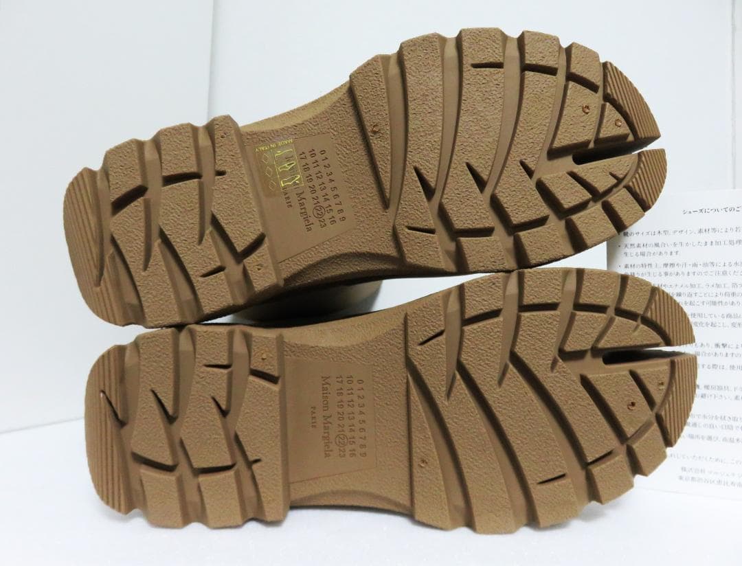 新品 Maison Margiela TABI RAIN BOOT ベージュ