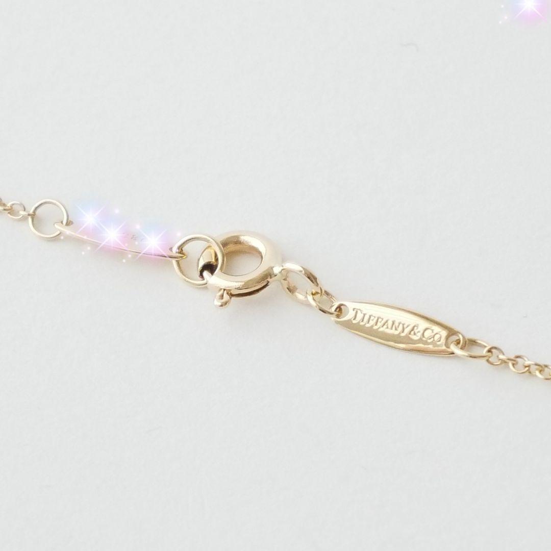 美品【ティファニー】K18YG バイザヤード　ダイヤ　0.31ct ネックレス