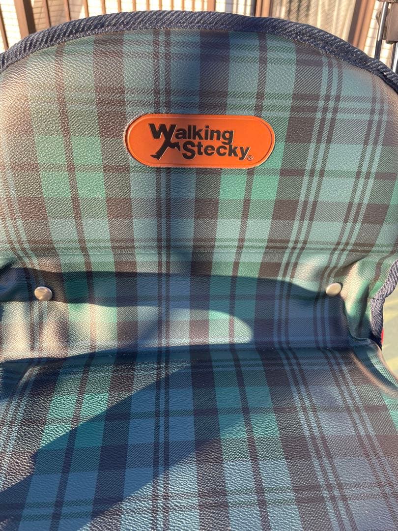 Walking Stecky シルバーカー チェック柄