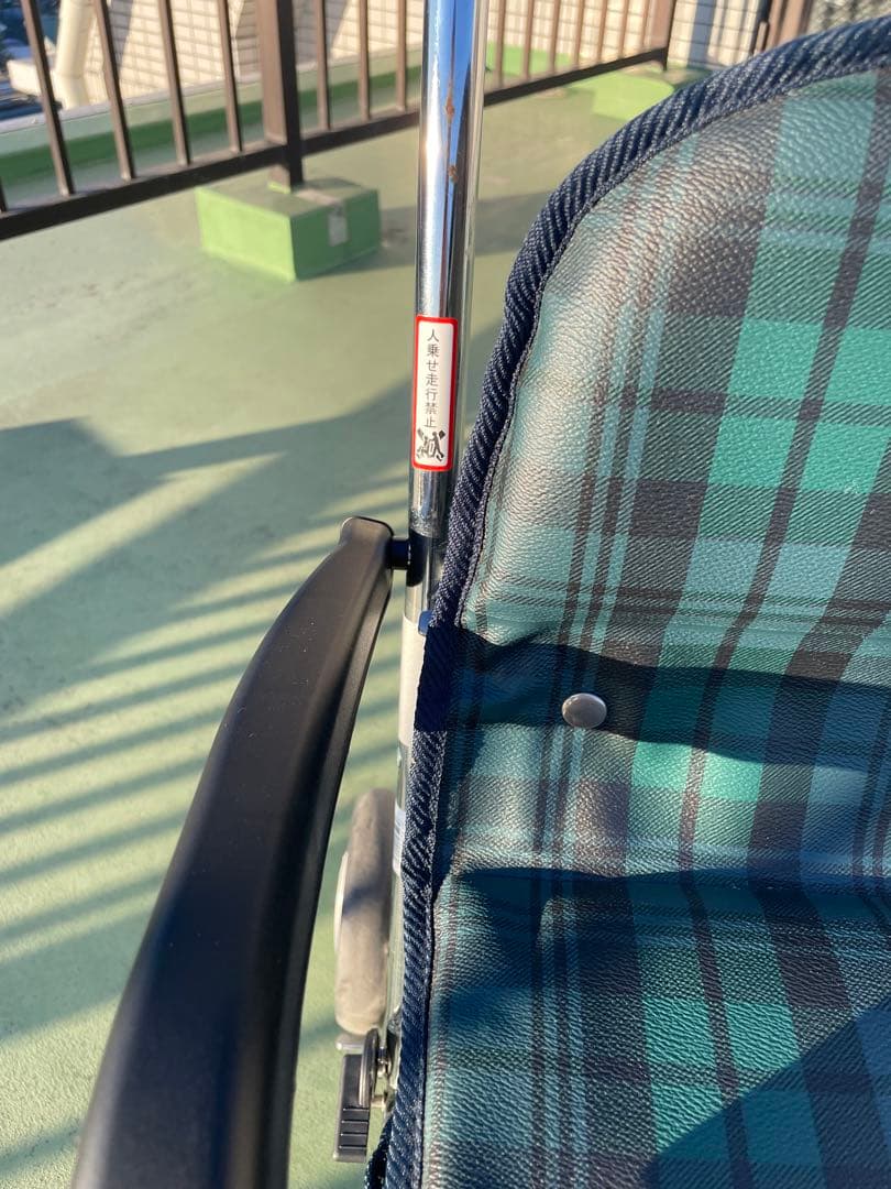 Walking Stecky シルバーカー チェック柄