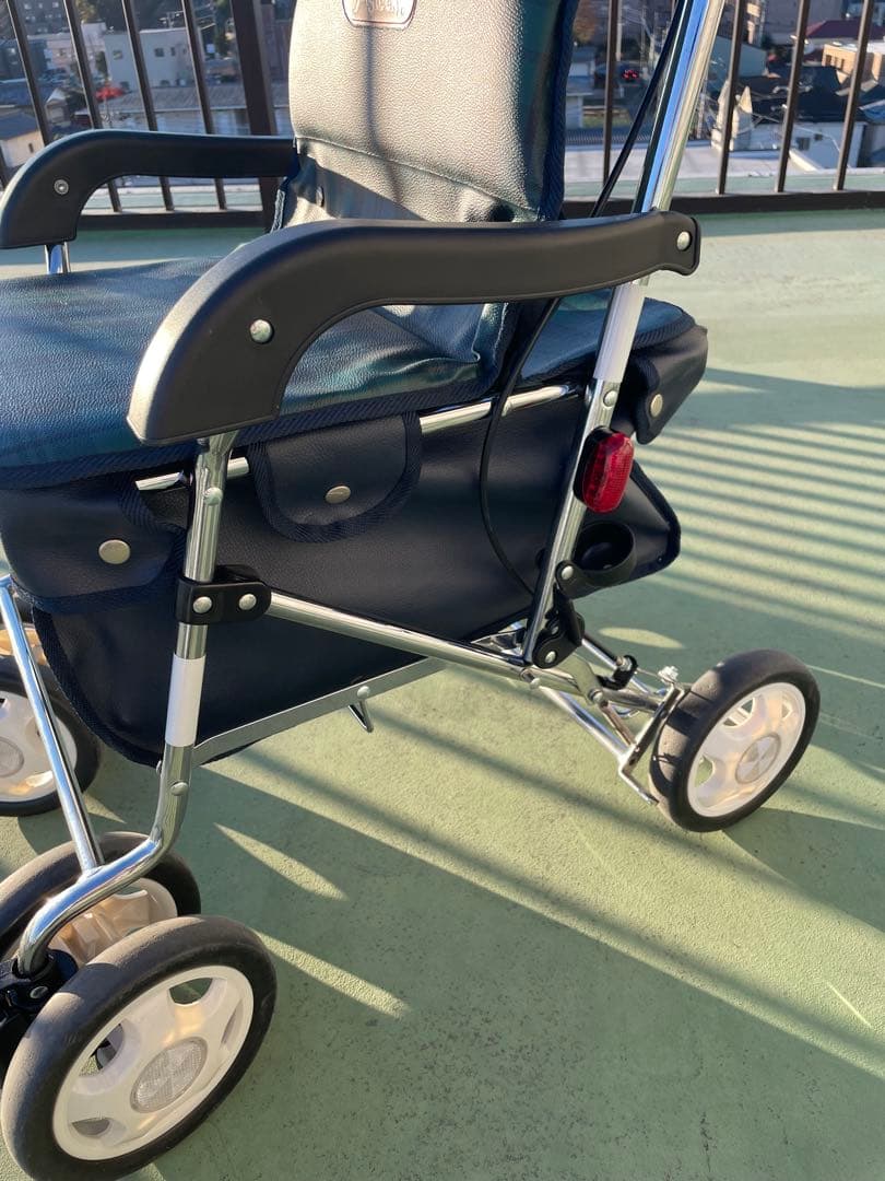 Walking Stecky シルバーカー チェック柄