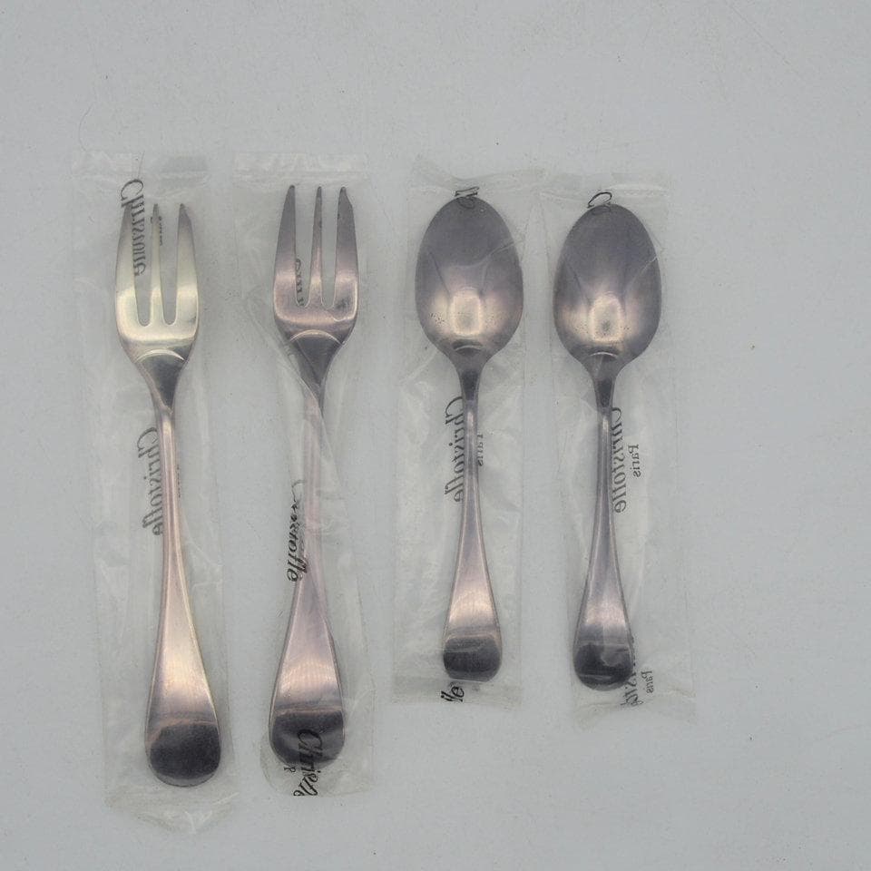 クリストフル フィデリオ ケーキフォーク2本 コーヒースプーン2本 計4本セット