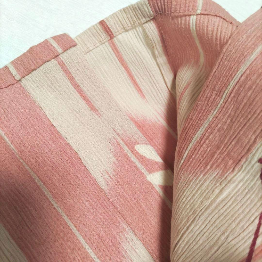 撫松庵　綿麻　浴衣　綿麻ちぢみ