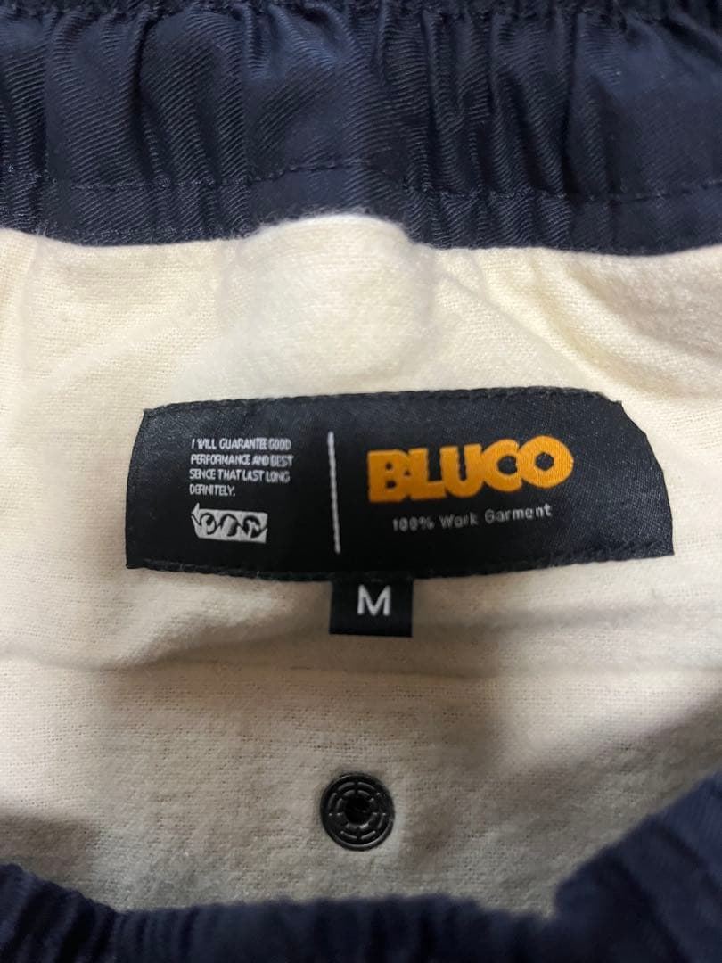ブルコ bluco ウインターイージーワークパンツ　ネイビー　M