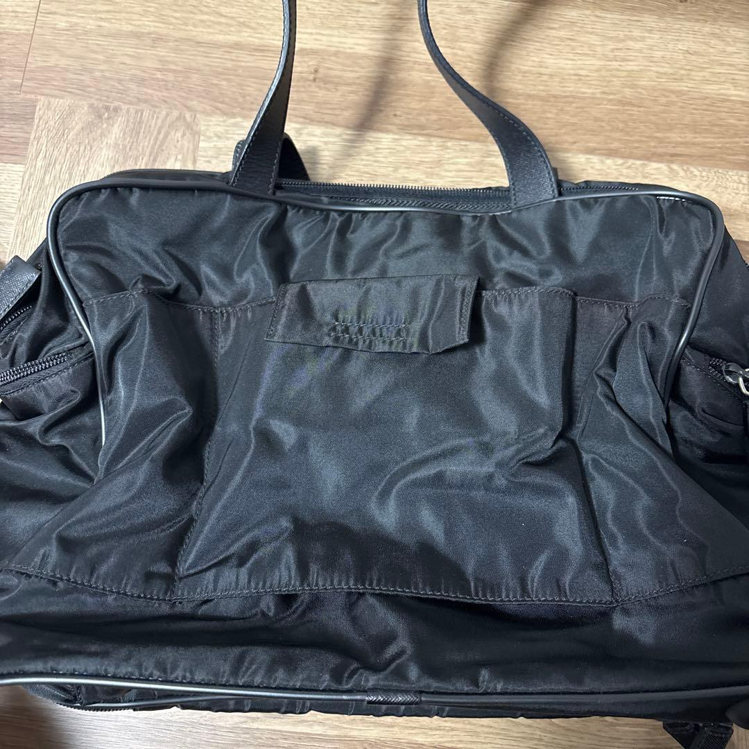 PRADA ブラック ビジネスバッグ　ショルダー付