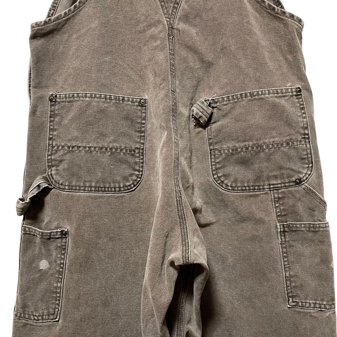 Carhartt カーハート 革ロゴ ダック ダブルニー オーバーオール