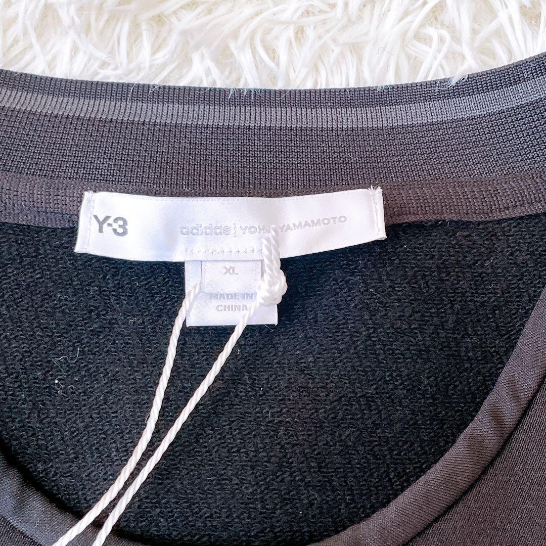Y-3 ワイスリー スウェット　LOGO CREW SWEATSHIRT XL