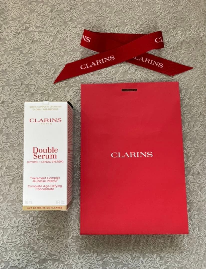 未開封　CLARINS ダブルセーラム ADC 30mL・ギフトバッグ付き