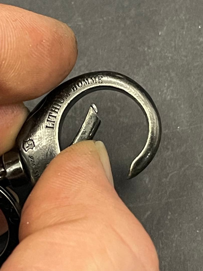 イデアリズムサウンド リチウムオム　キーリング　シルバー925