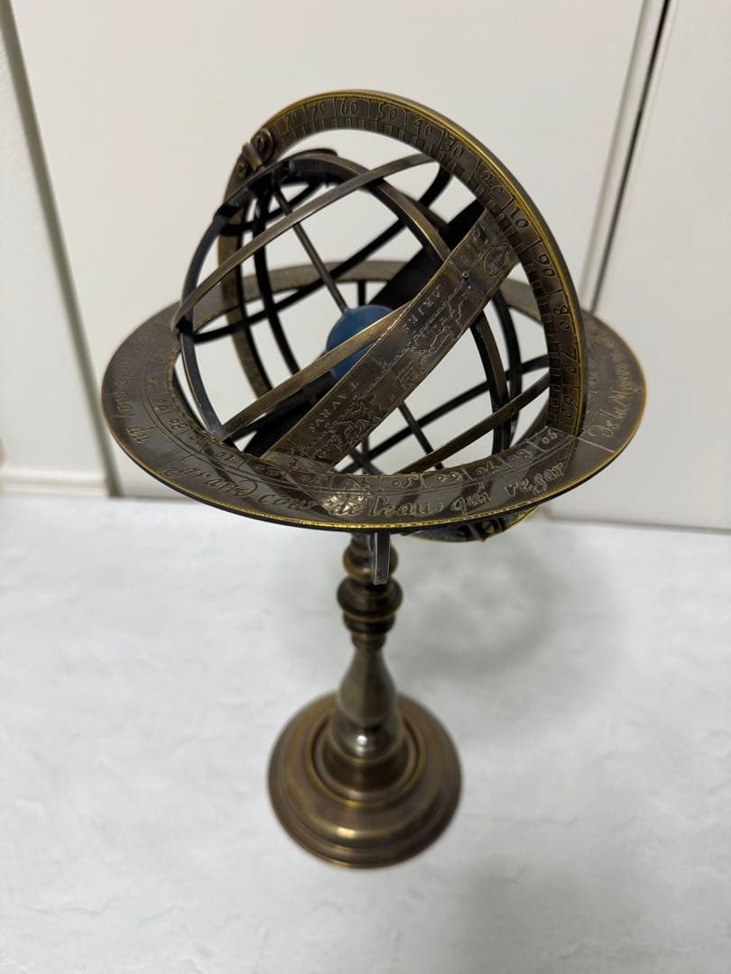 【アンティーク調インテリア】天球儀（アーミラリスフィア）