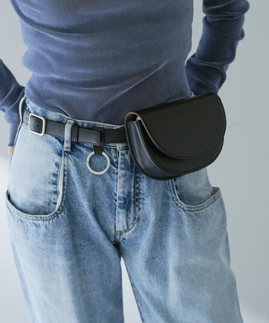 ウィムガゼット【Hoaw.】ウエストバッグ ブラック