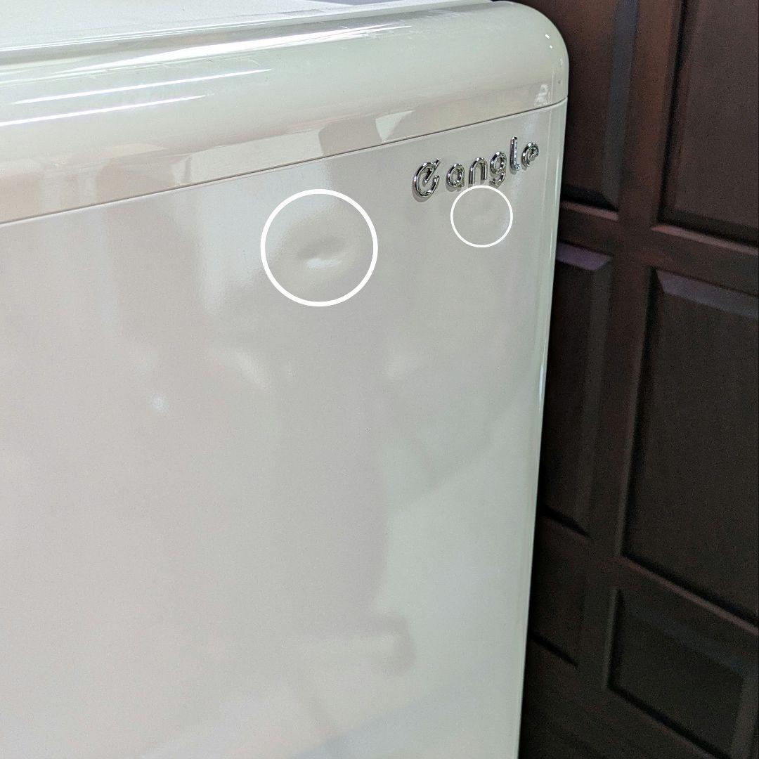 レトロ　22年イーアングル 白　2ドア冷蔵庫149L eangle エディオン