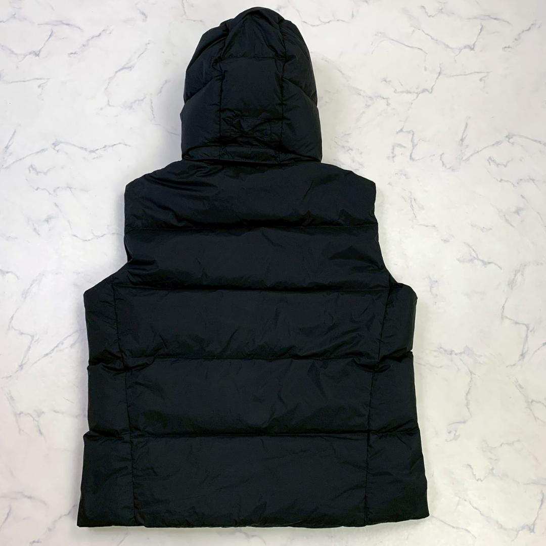 ポロラルフローレン ダウンベスト ビッグポニー刺繍 ブラック L　D883