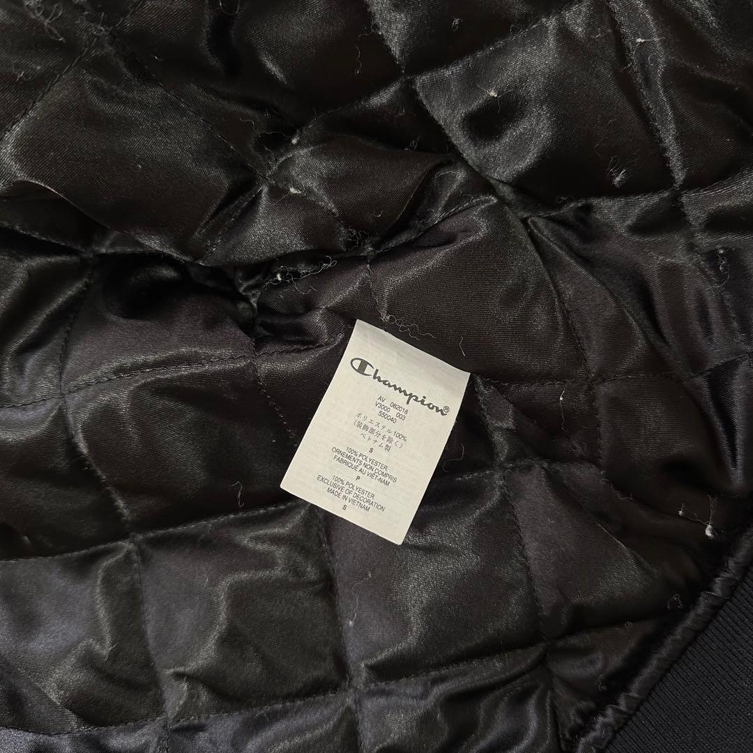 ジャケット・アウター supreme Champion Hooded Satin Varsity