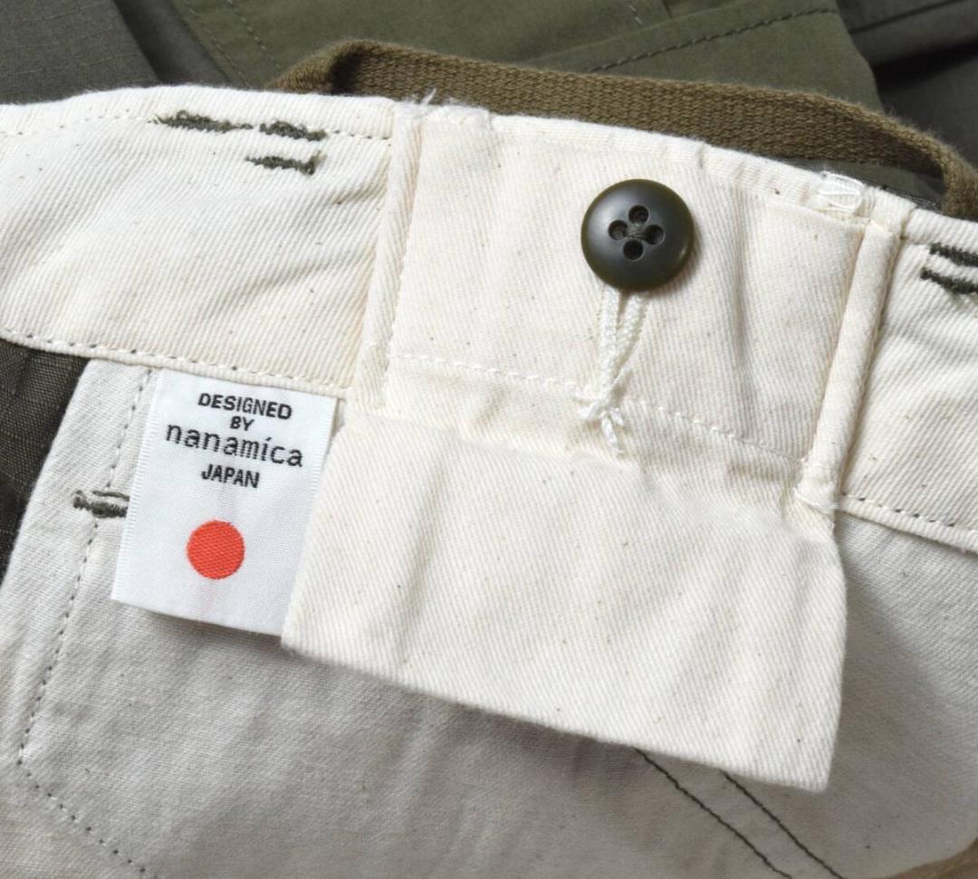 未使用3.4万 ナナミカ カーゴパンツ 0 レディース カーキ SUCS303