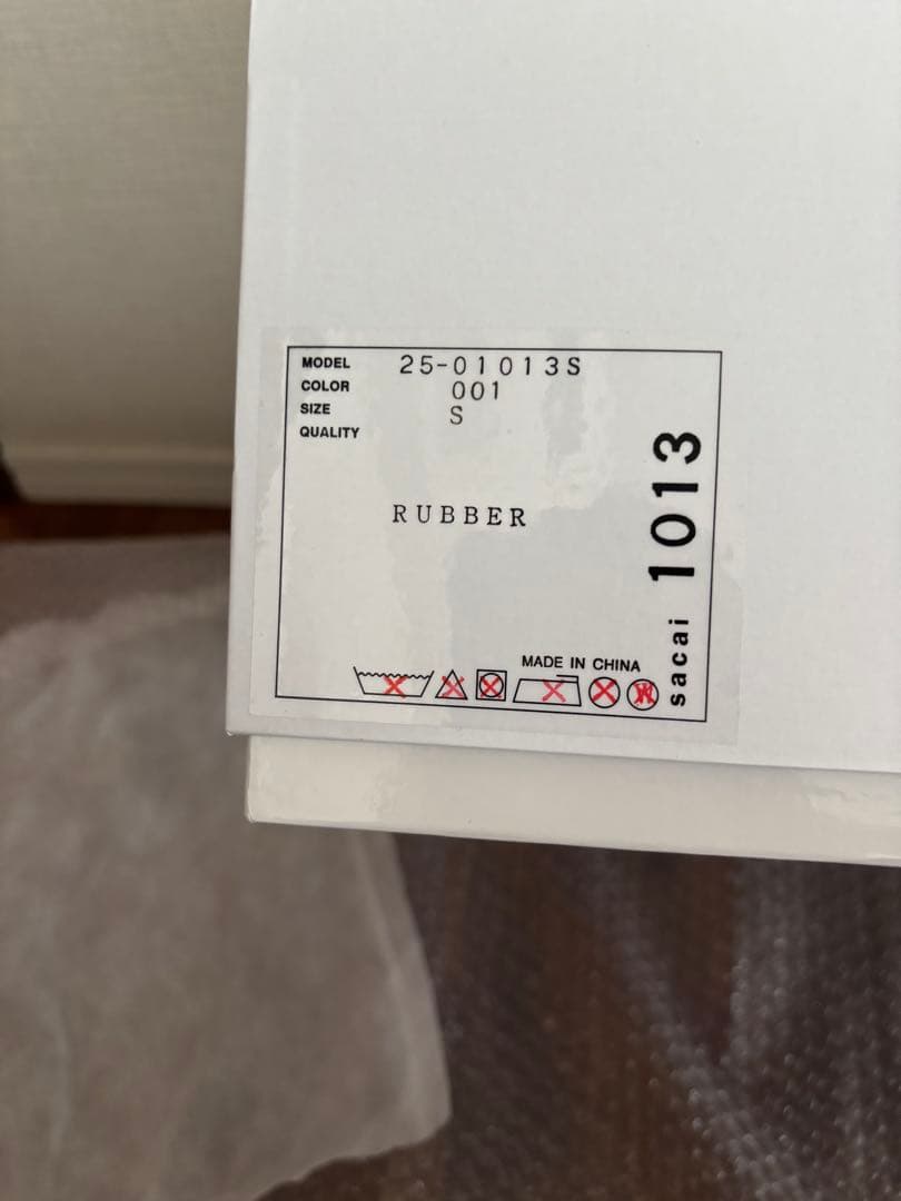 新作！！sacai レインブーツS36〜37サイズ